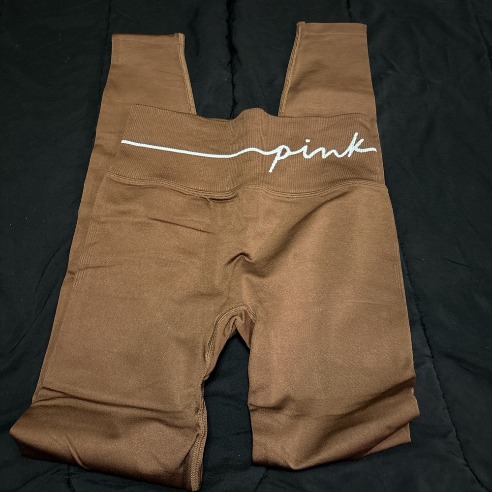 Active USA Brown Kids Leggings